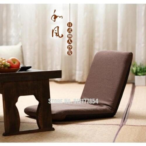 Japanese style floor chair economical bed back chair recliner single foldable lazy sofa tatami seat
