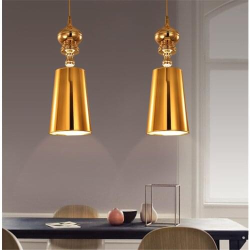 New Modern Pendant Light Simple Style for Study Bedroom Living Room Suspension Light White Black Gold Silver Pendant Lamp PA0330