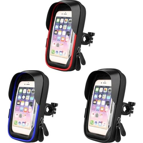 Bike Scooter Phone Touch Screen Holder Motorcycle Sunshade Phone Stand Rack Cycling Bicycle Touch Screen Phone Support Bracket