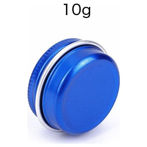 10g Blue Empty Hair Wax Case Containers New Maquillage Base Glitter Eyebrow Eyeshadow Powder Aluminum Tins 50pcs/lot