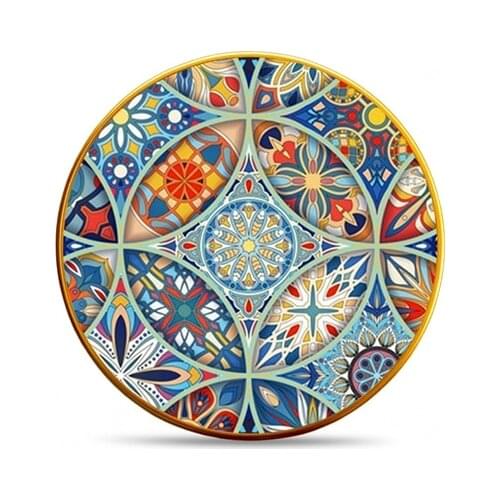 Majida Service Plate 6 Pieces 25 Cm Mandala