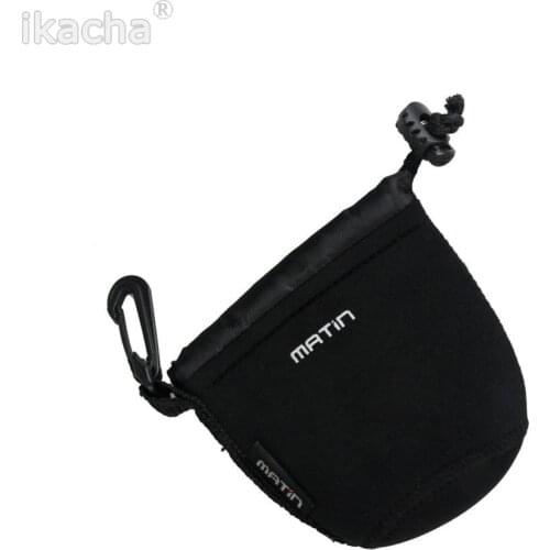 Universal Small Matin Neoprene Soft Video Camera Lens Pouch Bag Case For Canon Nikon Sony S Size