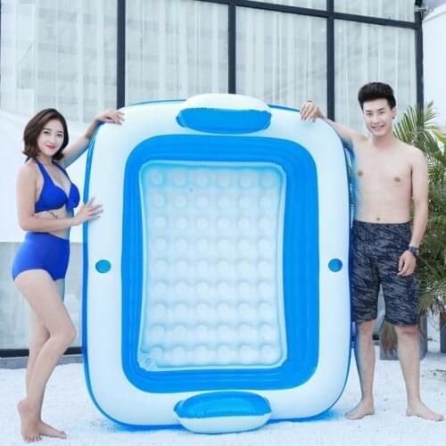 Thicken Portable Folding Bathtub Shower Adult Bath Eco Friendly Portable Bathtubs Paddling Pool Tina Inflable Household EH60PB