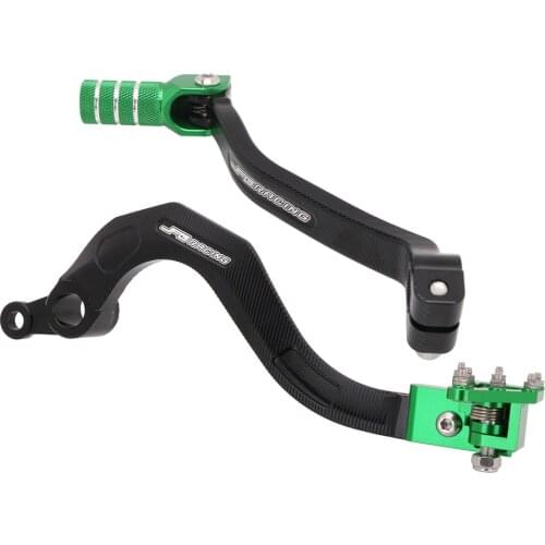 Motorcycle CNC Shifter Shift Rear Foot Brake Pedal Lever For KAWASAKI KX250F 2009 2010 2011 2012 2013 2014 2015 2016 2017 2018