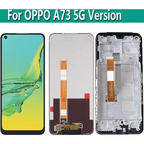 6.5" For OPPO A73 5G CPH2161 LCD Display Touch Screen Digitizer Assembly Replacement Parts