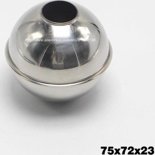 1pc 75*72*23mm Magnetic Stainless Steel Float Ball for Water Level Float Switch