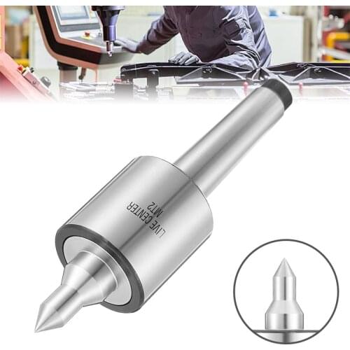 1Pcs MT2 0.001 Accuracy Precision Lathe Live Center Morse Taper Revolving Bearing CNC Turning Lathe Tool For Metal Wood Lathe