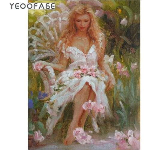 5D DIY Diamond Painting Needlework Diamond Mosaic cross stitch Diamond Embroidery girl Pattern Hobbies and Crafts Home decor