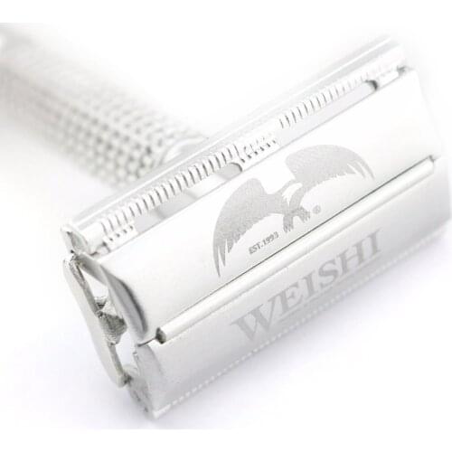 WEISHI Double Edge Safety Razor Aluminum alloy electrified with metal 2003-M Simple packing 1 PCS/LOT NEW