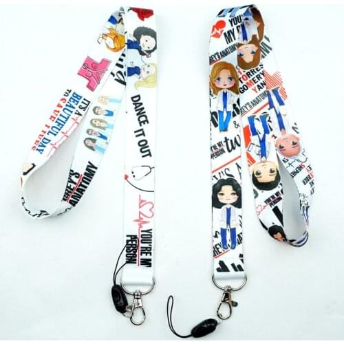 Cartoon Cute Doctors Lanyard Neck Straps ID Badge Holder Pendant Keyring Charms Mobile Phone Cosplay Keychain Gift S1029