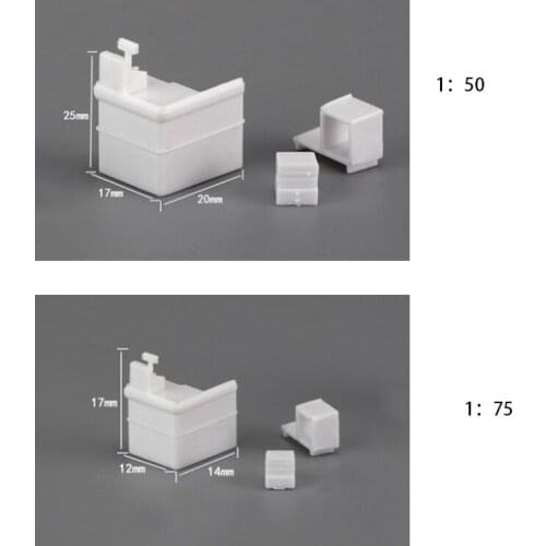 DIY sand table building material ABS checkout counter for miniature Layout/model furniture for miniuatre landscape DIY