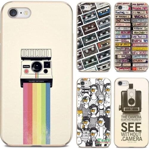 For Samsung Galaxy A10 A40 A50 A70 A3 A5 A7 A9 A8 A6 Plus 2018 2015 2016 2017 Retro Vintage Camera cassettes Phone Soft Case