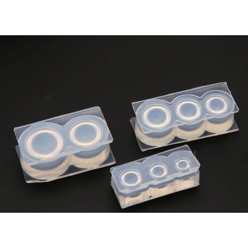 83XC UV Resin Geometric Molds Hollow Quicksand Mold with Square Round Ellipse Mold