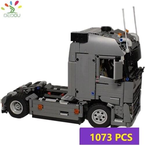 Tractor Unit Creator Expert Building Blocks Bricks High-tech Car Toy Brick Construction MOC Engineering Kids Toys Boys Education