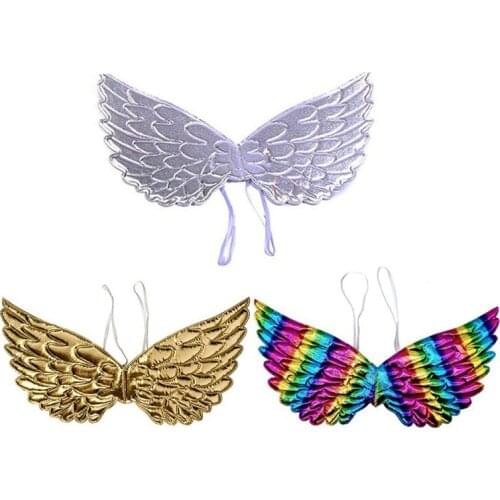 Halloween Cosplay Princess Party Costum Rainbow Skirt Props Angel Wings Stage Childrens Day Performance