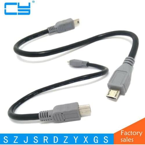 Micro USB to mini USB Host OTG Cable for DAC Portable Digital Amplifier