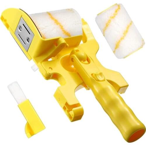 Trimming Roller Brush for Wall Multifunctional Roller Paint Brush Clean-Cut Paint Edger Wall Painting Tool Paint Roller Brush