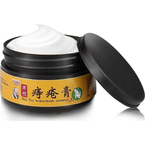 1pc Hua Tuo Powerful Hemorrhoids Ointment Natrual Material Sterilize Cream Internal Hemorrhoids Piles External Fissure Therapy
