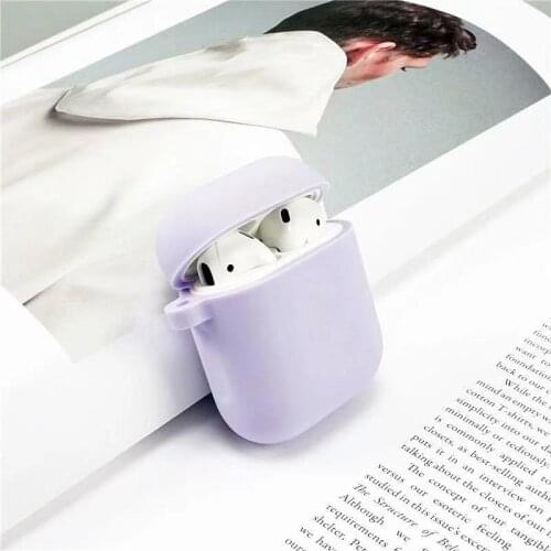 Soft Silicone Cases For Apple Airpods 1/2 Protective Case Bluetooth Wireless Earphone Cover For Apple air pods Charging Box Bags