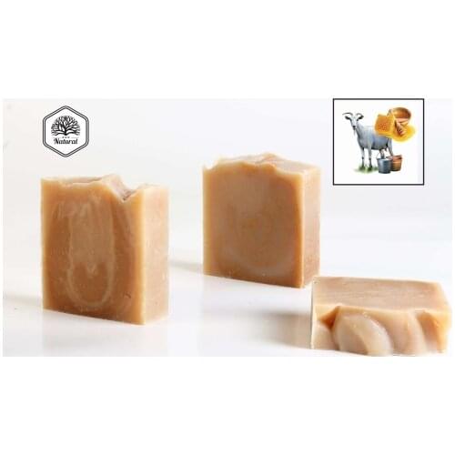 Honey-Goats Milk Soap Natural Organic Herbal Deep Cleaning Handmade Soap Gift Facial Care Acne Hair Soap Peeling Effective