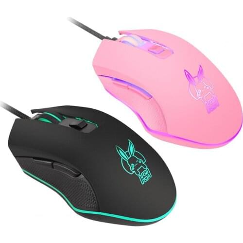 Wired Mouse Sensitive Plug Play Ergonomic Type-C 3200DPI Desk Mouse for MacBook Pro Wired Mouse