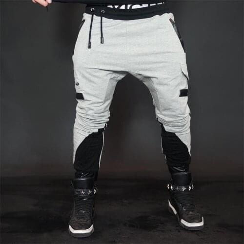 New Jogging Pants Men Sport Sweatpants Running Pants GYM Pants Men Joggers Cotton Trackpants Slim Fit Pants Bodybuilding Trouser