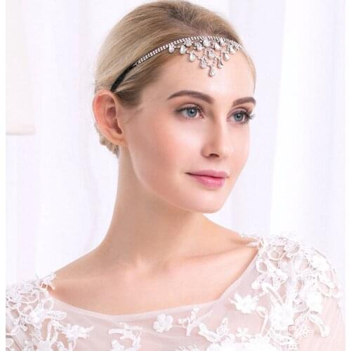 Luxury Hair Decoration Hair Band Head Dressrhinestone women Head Piece Headbands Jewelry hair accessories for girls