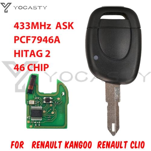 YOCASTY Remote Car KeyPCF7946A PCF7947A NE73 For Renault Clio Modus Kangoo Master Trafic Vauxhall Movano Vivaro Nissan Primastar