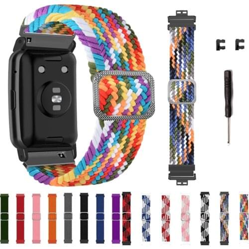 Nylon Loop Band For Huawei Watch Fit Strap Accessories Watchband Replacement Bracelet Belt Correa For Huawei Watch FIT Wristband