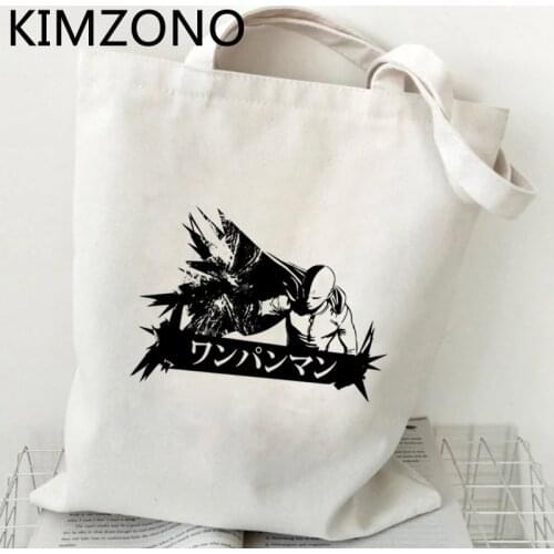 One Punch Man shopping bag shopper bolsa bolso recycle bag jute bag reusable bag fabric boodschappentas cabas