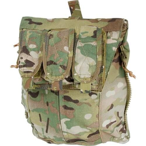 TMC New Tactical Zipper Pouch CAG Back Panel Carrier Multicam Vest Bag for CPC AVS Jpc2.0 Tactical Vest Compatible TMC3453