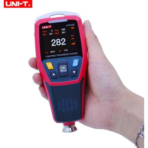 Thickness Gauge,UNI-T UT343D Digital Coating Gauge Meter Thickness Tester Car Detector Automotive Coating Car Paint Tester Meter