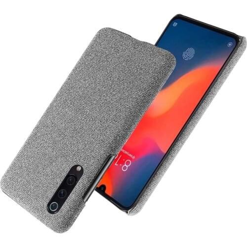 Slim Cloth Texture Fitted Cover for Xiaomi Mi 9 Case Fabric Ultrathin Antiskid Capa for Xiomi Mi 9 mi9 xiaomi9 9 SE Lite 9se