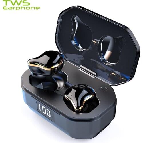TWSearphone G01 Wireless Earphones 6D Surround Stereo Headphones HD Hi-Fi Call Earbuds LED Display With Mic Sport Game Headsets