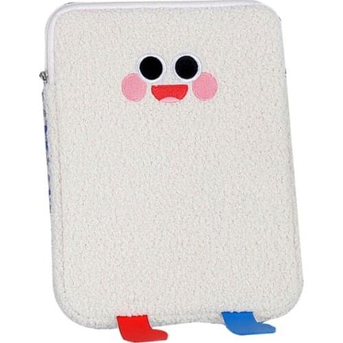 Tablet Protect Pouch Bag Case Sleeve Cute Cartoon Plush Laptop Cover Pocket 517D