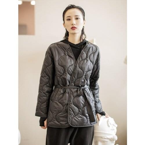 Owen seak Women Cotton Coats Jackets High Street Style Clothing Winter Dust Women Coats Windbreaker Black Jacket