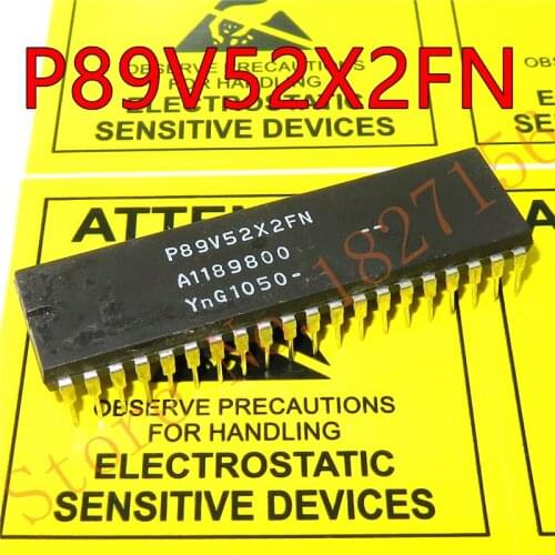 1pcs/lot P89V52X2FN P89V52X2BN P89V52 DIP-40
