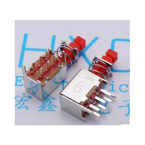 80pcs push button switch A03 no lock switch Reset power switch button switch 6P for Piano