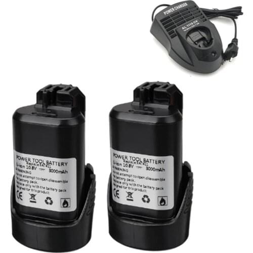 BAT411 Power Tools Battery 10.8v 12v 3000mah Li-ion Battery for Bosch 2 607 336 013, 2 607 336 014 2 607 336 333 12V 3.0Ah