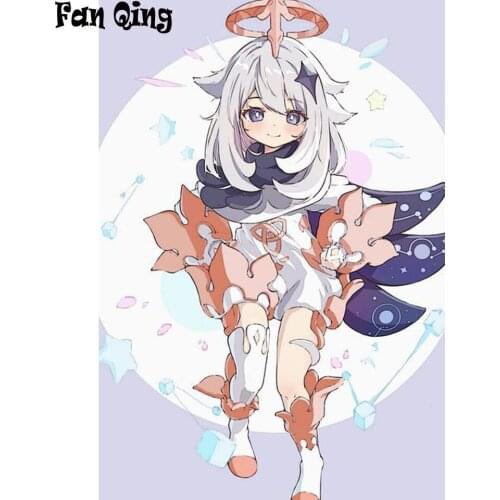 Diamond Painting Anime Girl Wall Poster Embroidery Full Drill Mosaic Cross Stitch Kits Modern Home Decoration