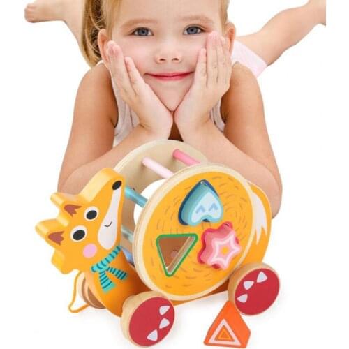 Toddler Car Toy Boys Girl Baby Toddlers Pull Snail Hedgehog Animal Trailer Car Educational Toy Christmas present Educational toy