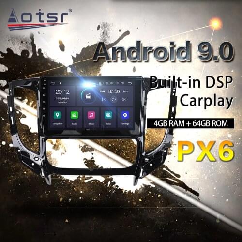 For Mitsubishi Pajero 2016-2018 Car Multimedia Radio Player Stereo 2 din Android 9 DSP 9 inch IPS Screen Audio Navi BT head unit