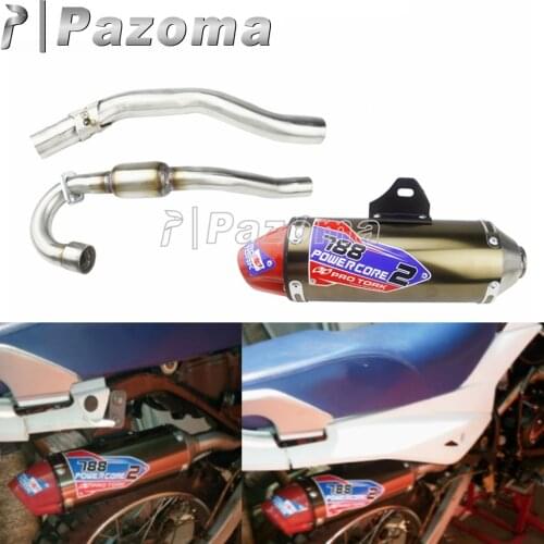 For Honda CRF230F CRF150F Complete Full System Exhaust Pipe Enduro Muffler Silencer Dirt Bike Tail Pipe For HONDA CRF 230 03-16