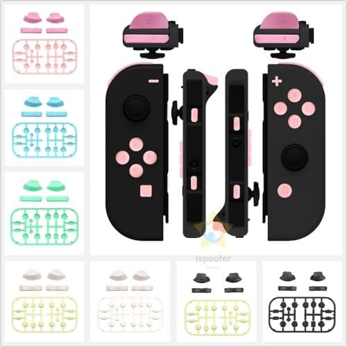 For Switch Joycons ABXY Button Direction Keys SR SL L R ZR ZL Trigger Full Set Buttons for For Nintendo Controller Repair Parts