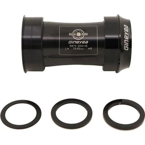 Aluminium BB79 BB30 Bike B.B. Sets 22/24/30mm Through Axle Press-in MTB Road Bicycle Bottom Bracket for SHIMANO SRAM