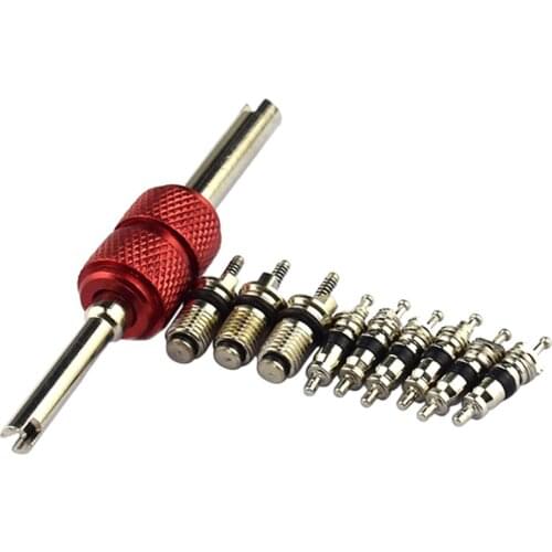 1 Set Valve Core Wrench Tyre Valve Core Removal Tool Air Conditioning Repair Tool Bicycle Car Truck Motor Bike Tire Repair Tool