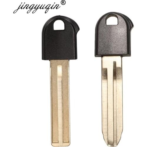 Jingyuqin 10pcs/lot Car Replacement Remote Emergency Key Insert Fob Uncut Blade For Toyota Prius 2004 - 2009