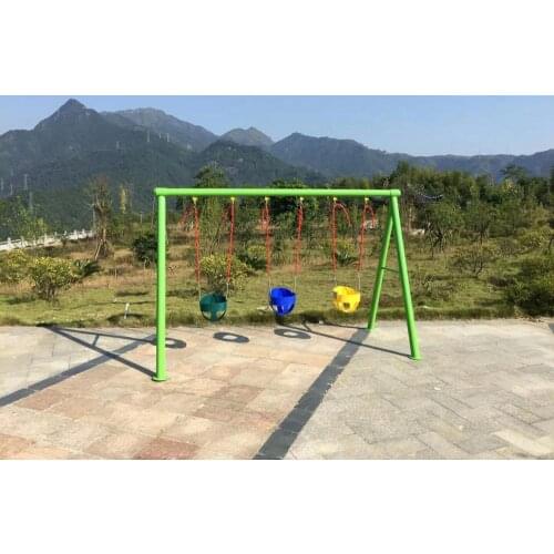 Outdoor baby swing chair playground childrens plastic slide garden toys seat kids monkey bars set children child swing nest Q23