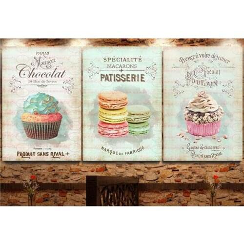 KAMY YI Boutique Cartoon Dessert Cake Dim Sum Diamond Painting Cross Stitch 5D Diy Embroidery Mosaic European Home Decoration