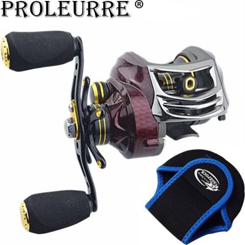 Baitcast Reel 18 Ball Fishing Cat Fish Casting Reel Bass Fishing Right Left Handed Baitcasting Coil Pesca 6.3:1